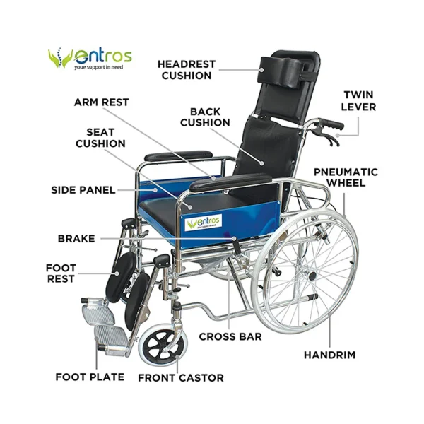 Entros Wheel Chair with Reclining
