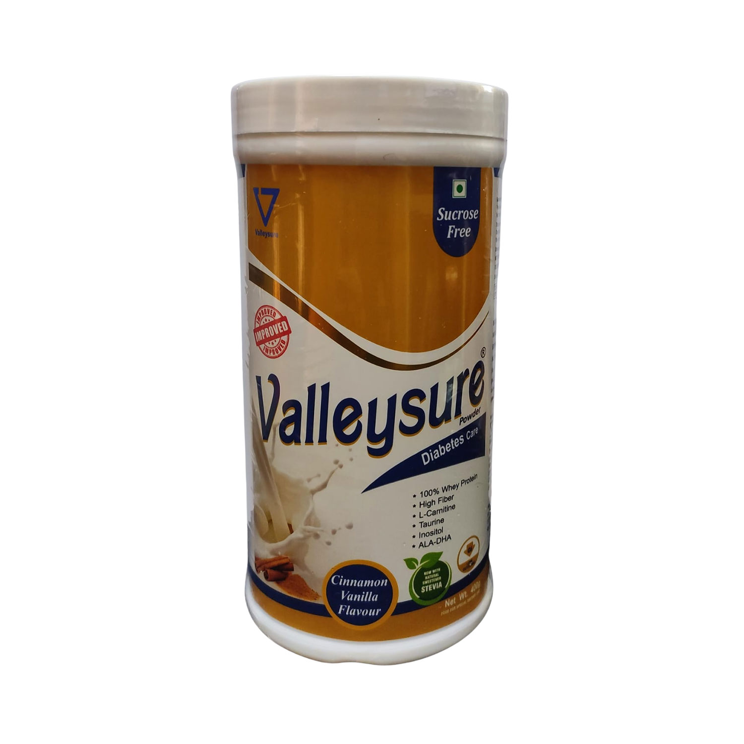 Valleysure Diabetes Care Cinnamon Flavour 400 g - Cureka