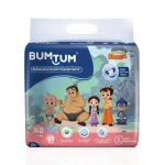 Bumtum Chota Bheem Ultrasoft Baby Diaper Pants New Born upto 5 Kg