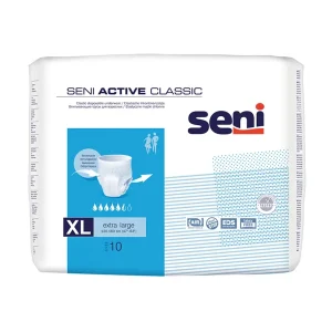 Seni Active Classic Diaper XL 120-160cm (10 Diapers)