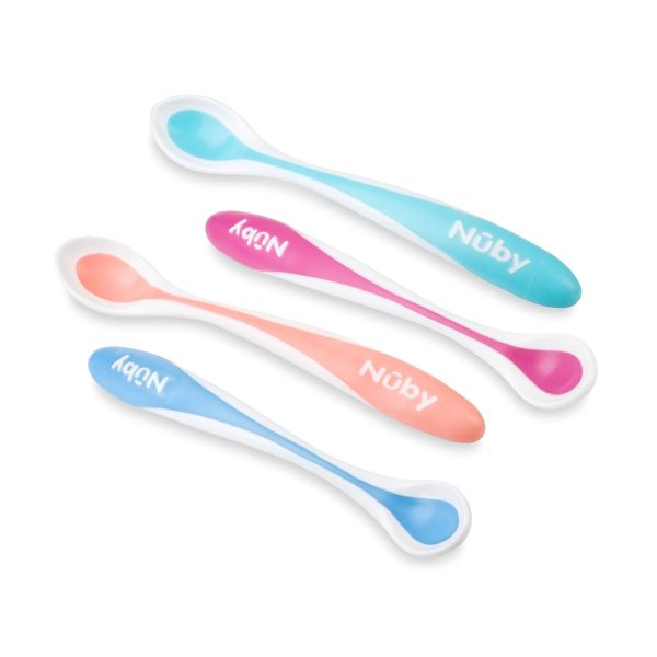 Nuby Hot Safe Curve Spoon for Babies 4m+