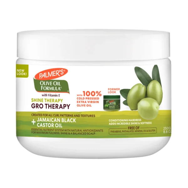 Palmer’s Olive Oil Formula Shine and Gro Therapy Palmer’s Olive Oil Formula Shine and Gro Therapy