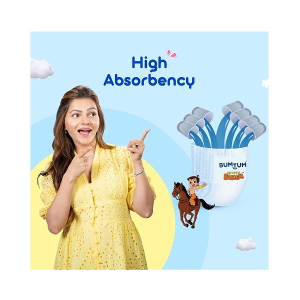 Bumtum Chota Bheem Ultrasoft Baby Diaper Pants
