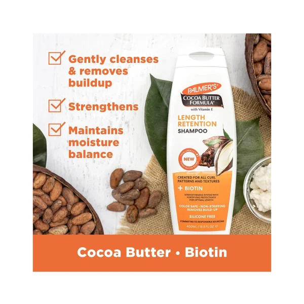 Palmer’s Cocoa Butter Length Retention Shampoo 400ml
