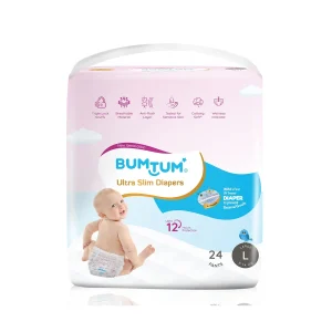 Bumtum Ultra Slim UV Protected Diaper Pants - Large (24 Diapers)