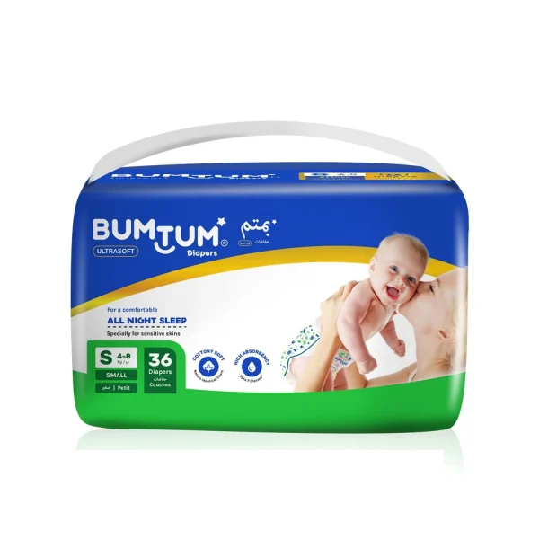 Bumtum Ultrasoft Baby Diaper Tape - Small (36 Diapers) Bumtum Ultrasoft Baby Diaper Tape - Small (36 Diapers)