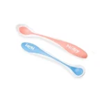 Nuby Hot Safe Long Spoon for Babies from 4+ Months (2 Pieces)