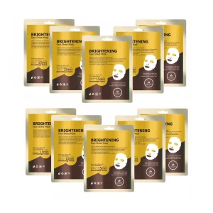 Cosderma Brightening Face Sheet Mask (Pack of 10)