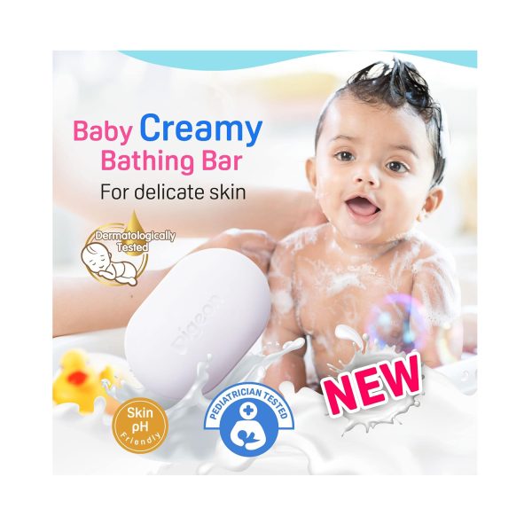 baby creamy bathing Bar for delicate skin