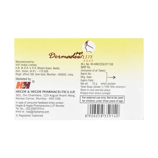 Dermadew Lite Soap 75gm