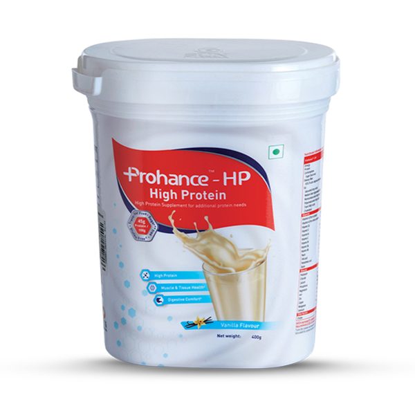 Prohance HP High Protein Nutritional Powder Vanilla 400gm Prohance HP High Protein Nutritional Powder Vanilla 400gm