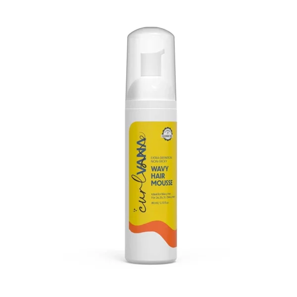 Curlvana Extra-Definition Non-Sticky Wavy Hair Mousse (80ml) Curlvana Extra-Definition Non-Sticky Wavy Hair Mousse (80ml)