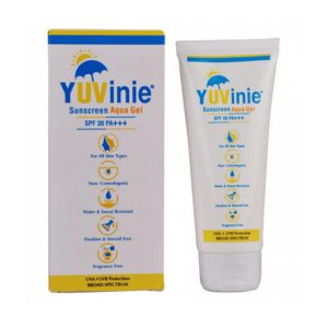 Talent India Yuvinie Sunscreen Aqua Gel (SPF 30) – 50gm