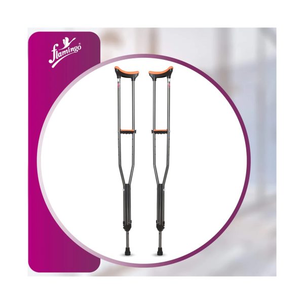 Flamingo Underarm Crutches