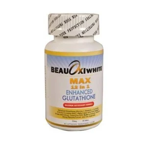 Beauoxi White Max 12in 1 Enhanced Glutathione Skin Fairness – 60 Capsules
