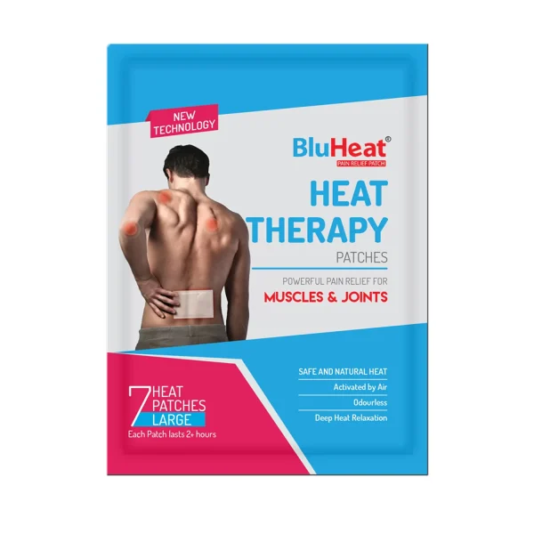 BluHeat Back and Hip Pain Relief Patch (7 Patches)