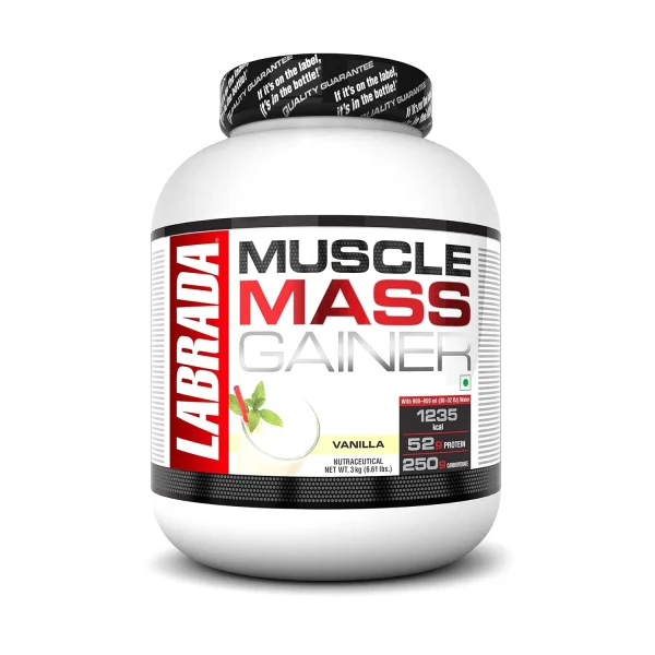 Labrada Mass Gainer Protein Powder 6.61lbs – 3kg (Vanilla) Labrada Mass Gainer Protein Powder 6.61lbs – 3kg (Vanilla)