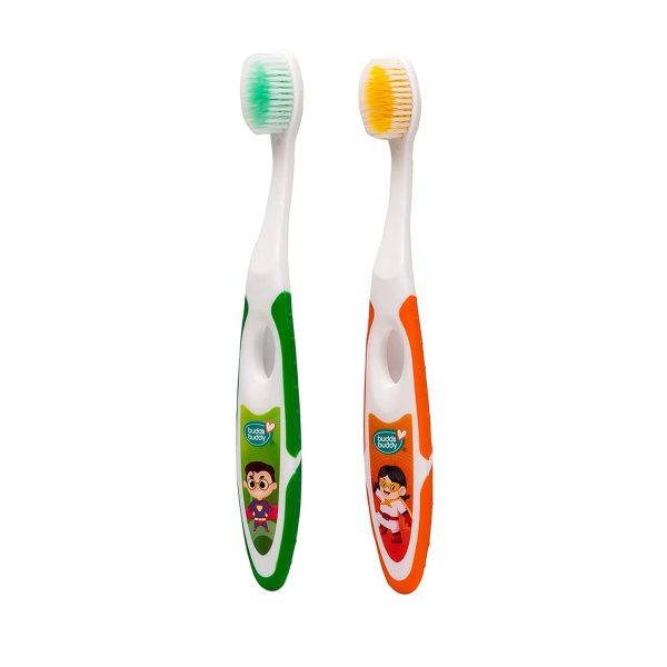 Budds Buddy Hero Kids Toothbrush (Pack of 2) Budds Buddy Hero Kids Toothbrush (Pack of 2)