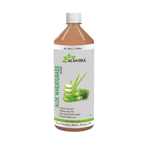 Alantra Aloe Vera with Wheatgrass Juice