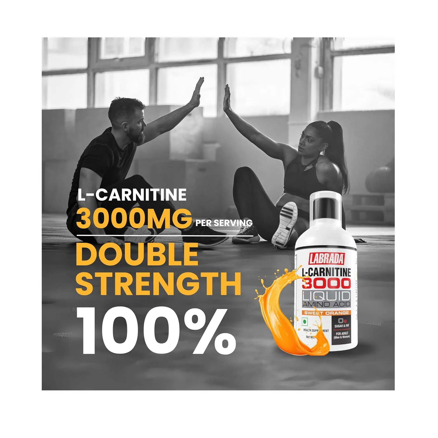 Labrada L-Carnitine 3000 Liquid (Sweet Orange) - Cureka Labrada L-Carnitine 3000 Liquid (Sweet Orange) - Cureka