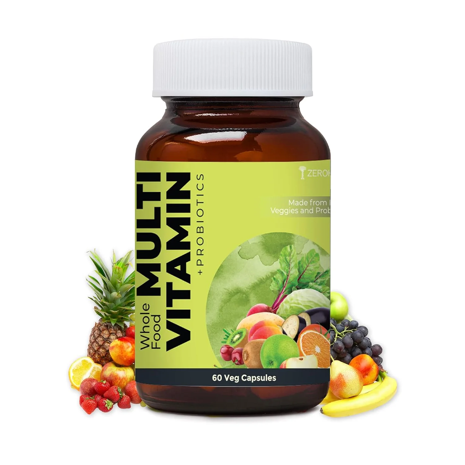 Zeroharm Multivitamin Probiotics – 60 Capsules