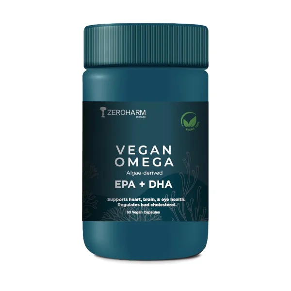 Zeroharm Sciences Vegan Omega (EPA+ DHA) - 60 Capsules Zeroharm Sciences Vegan Omega (EPA+ DHA) - 60 Capsules