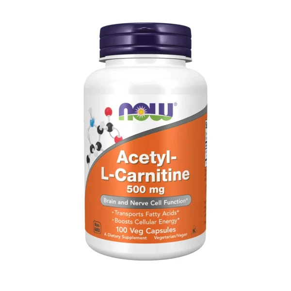 Now Acetyl L-Carnitine Capsules 500mg -100 Capsules Now Acetyl L-Carnitine Capsules 500mg -100 Capsules