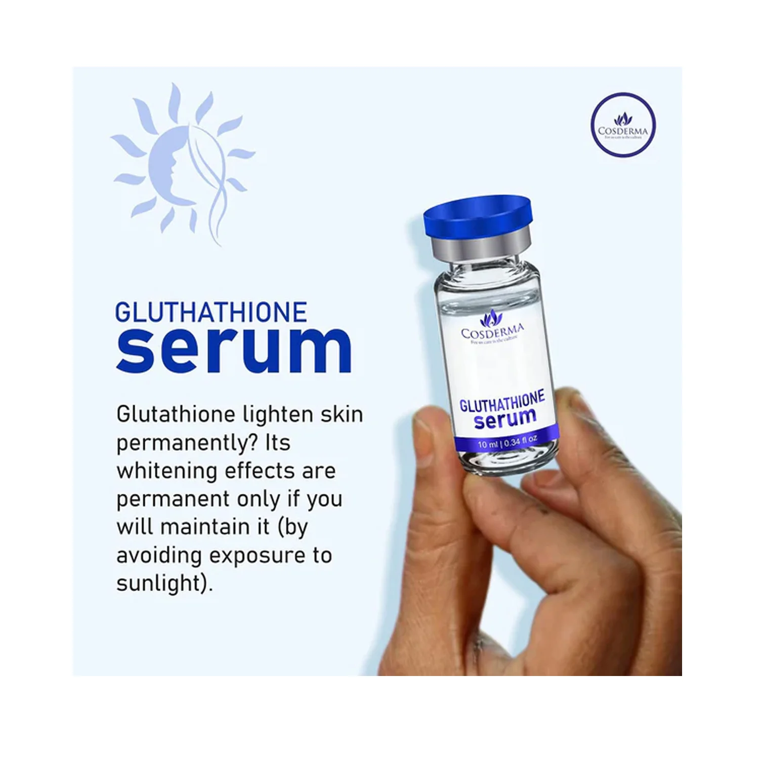 Cosderma Glutathione Serum 10ml X 5 Vials - Cureka Cosderma Glutathione Serum 10ml X 5 Vials - Cureka