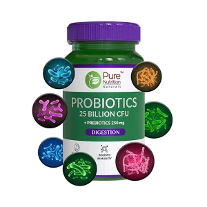 Pure Nutrition Probiotics 25 Billion CFU (60 Veg Capsules)