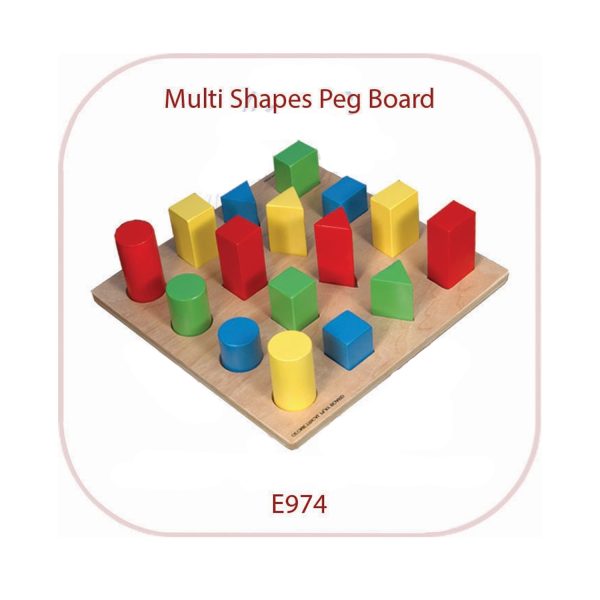 Divine Multi Shaped Peg Board (E974)