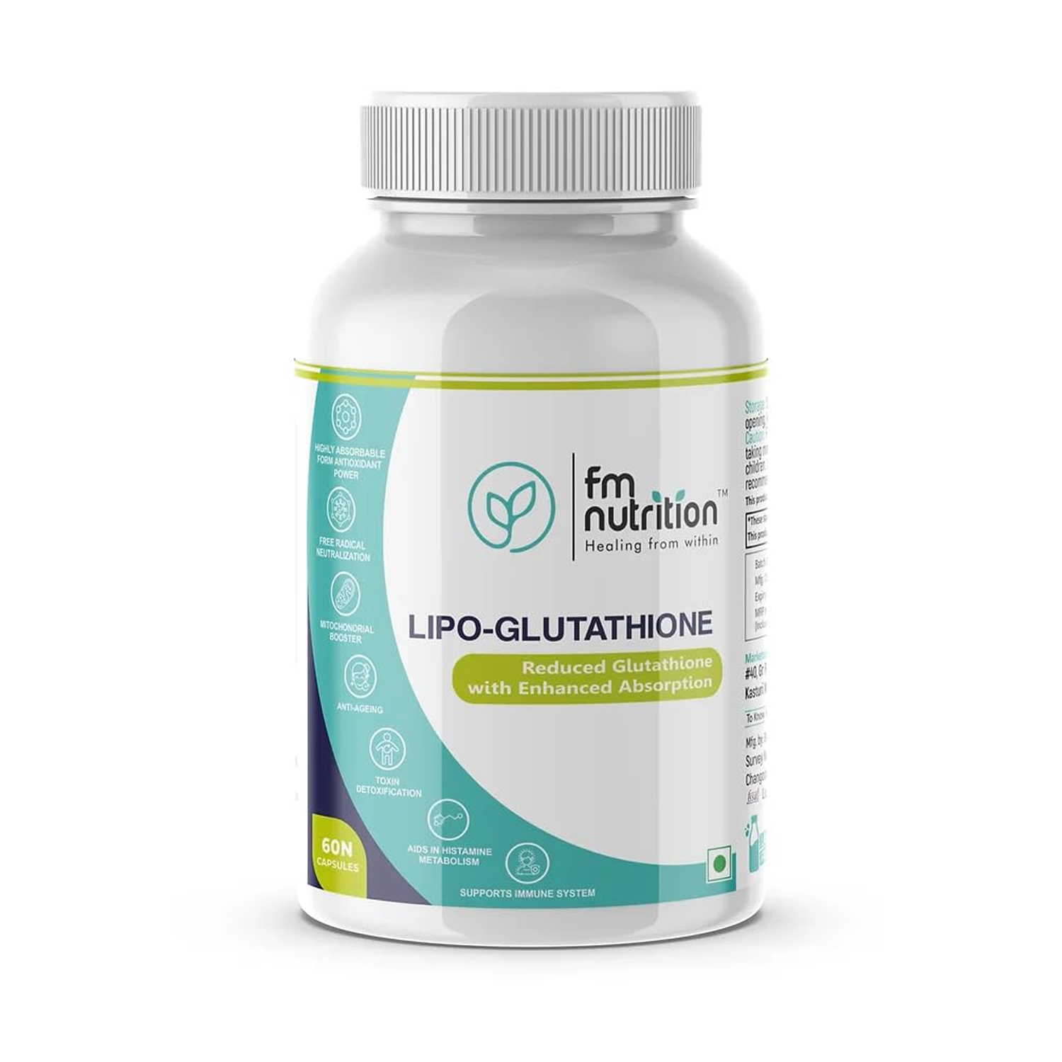 reduced glutathione pills pure encapsulations® Reduced Glutathione Capsules main image 1