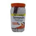 Strepsils Lozenges Orange – 128 Pcs Jar Pack