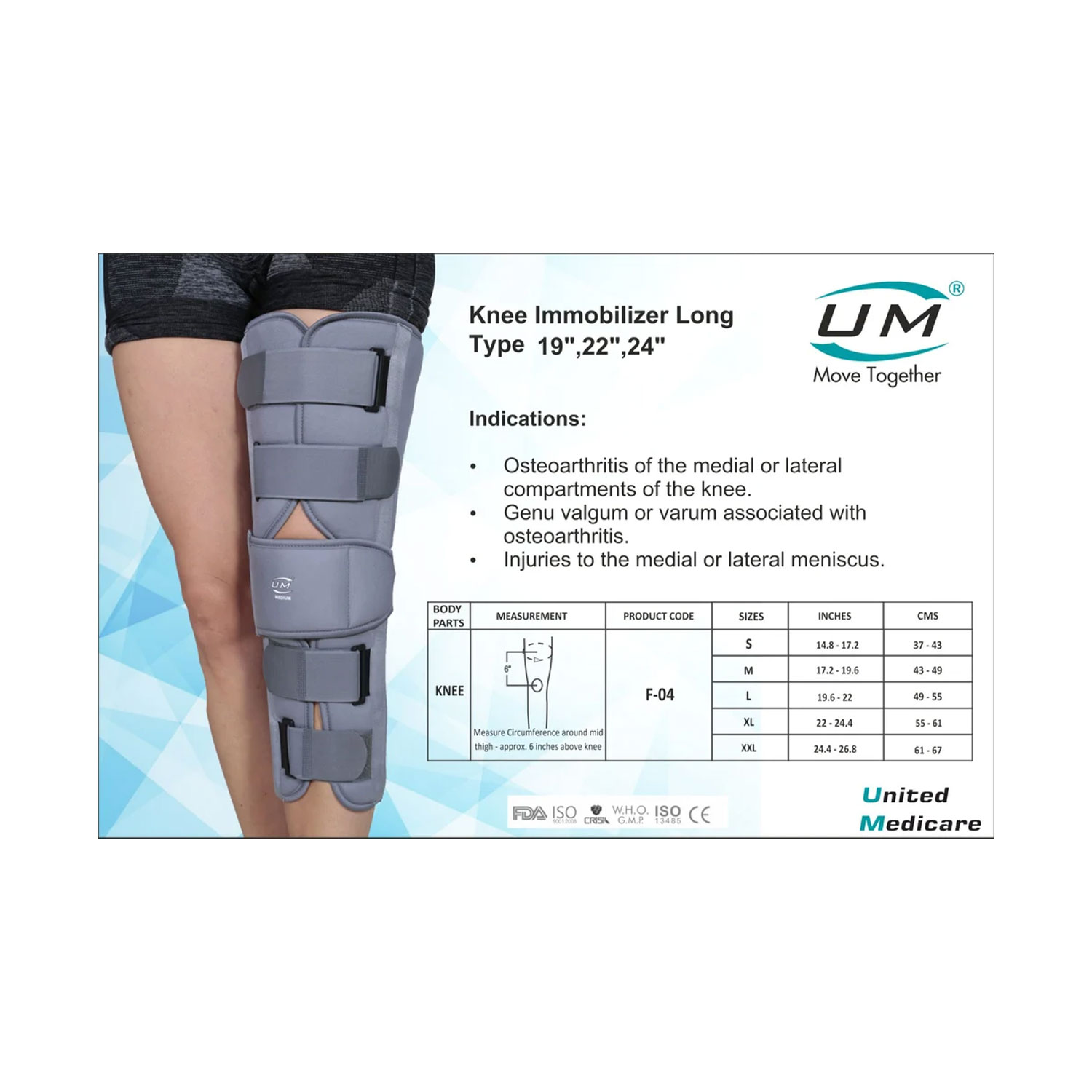 Knee Immobilizer Long