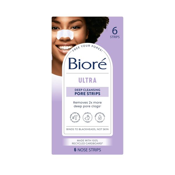Biore Ultra Deep Cleansing Nose Pore Strips (6 Nos)