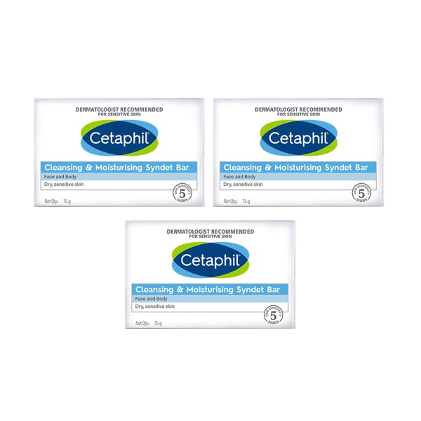 Cetaphil Baby Bar Kids Soap for Bath -75gm (Pack of 3) Cetaphil Baby Bar Kids Soap for Bath -75gm (Pack of 3)