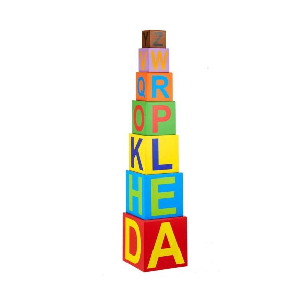Albio India Wooden Alphabet Tower (AKW- 1147)