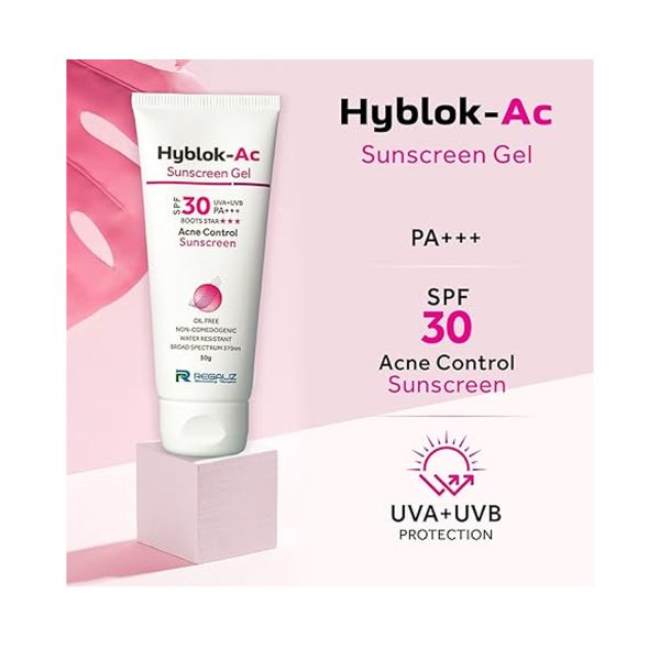 Regaliz Hyblok-AC Sunscreen Gel (50g)