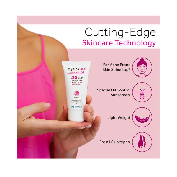 Regaliz Hyblok-AC Sunscreen Gel (50g)