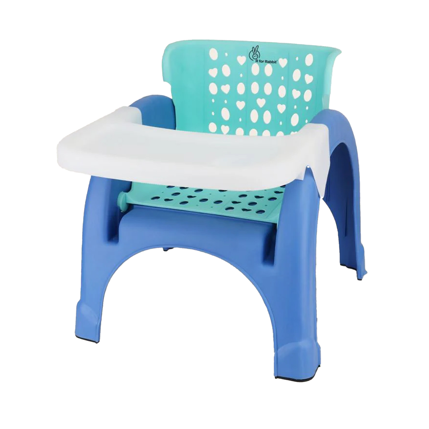 R for Rabbit Jelly Bean 3 in 1 Multi-Functional Kids Chair (Green Blue)