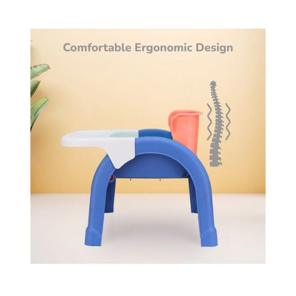 R for Rabbit Jelly Bean 3 in 1 Multi-Functional Kids Chair (Orange Blue)