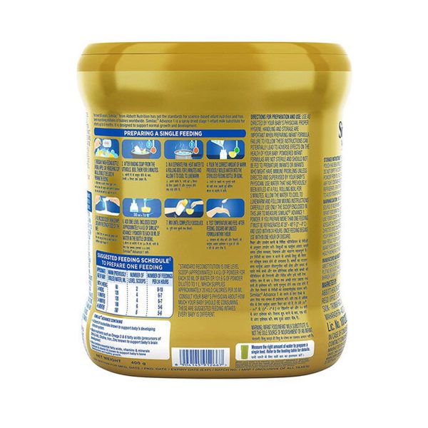 Similac Advance Infant Formula Stage 1-400g Jar