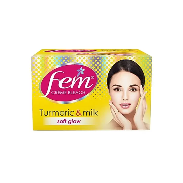 Fem Fairness Creme Bleach Turmeric and Milk – 24g (Pack of 2)