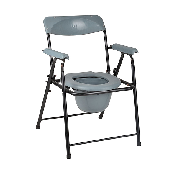 Commode Chair with Oval Cut