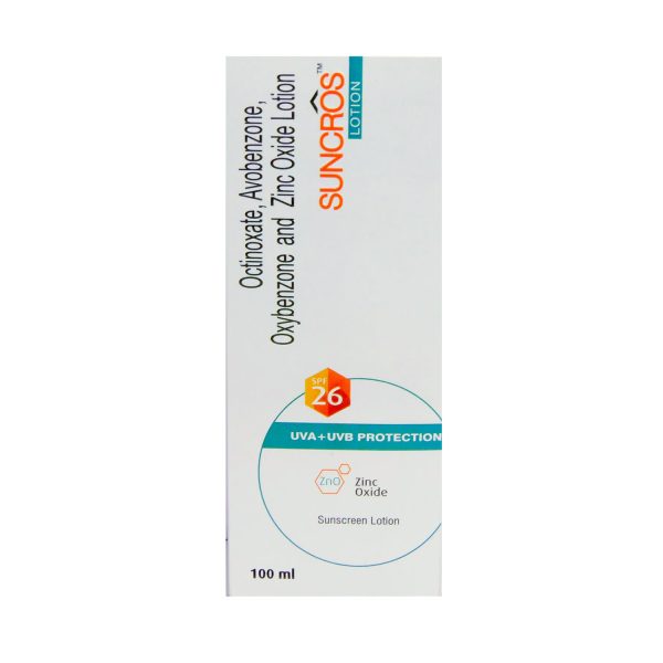 Suncros Zinc Oxide Sunscreen Lotion