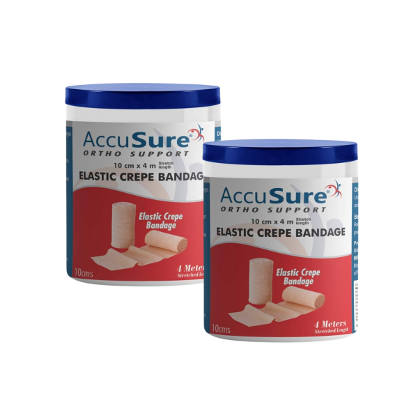 Accusure Crepe Bandage 6cm X 4m (Pack of 2)