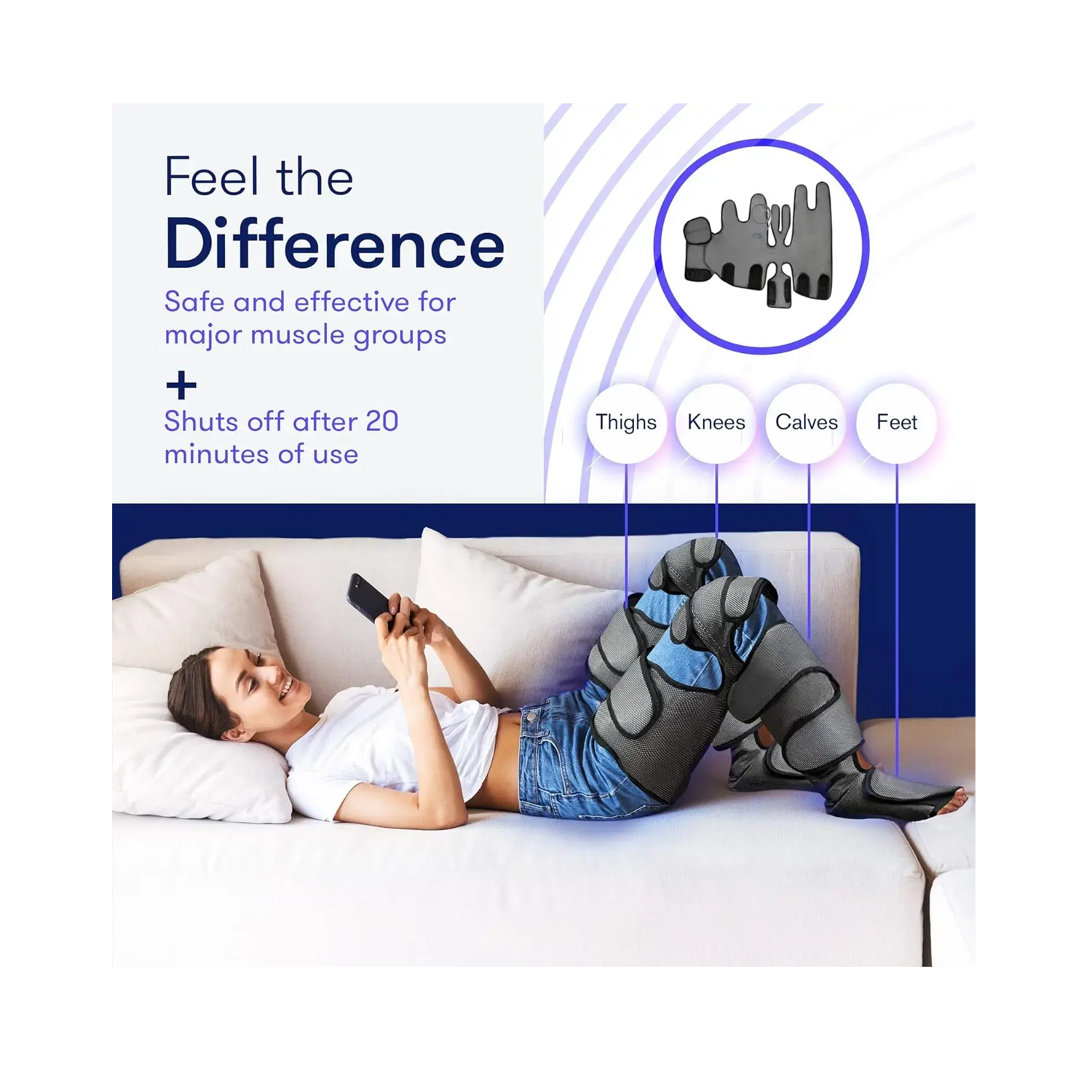 Kiyo India Air Compress Leg Massager