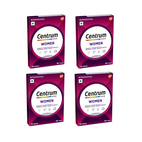 Centrum Women Multivitamin 10 Tablets (Pack of 4)