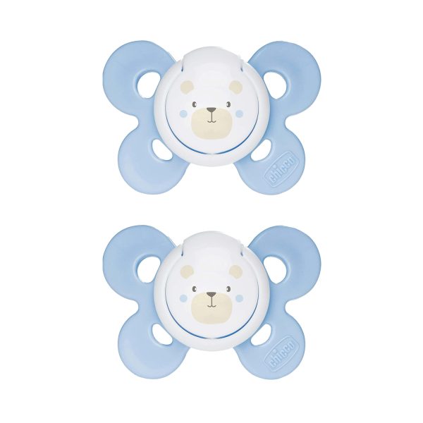 Chicco Physio Comfort Silicone Soother (0-6 Months) Pack of 2