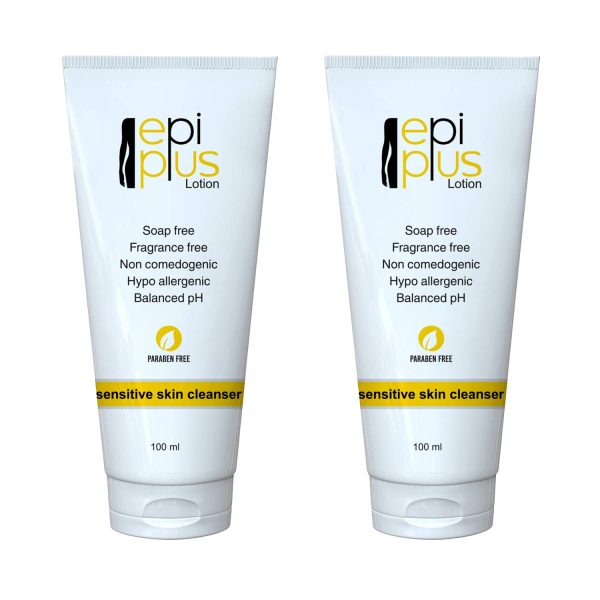Epi Plus Lotion Sensitive Skin Cleanser - 100 ml (Pack of 2)