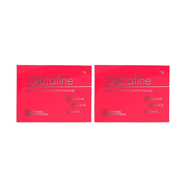 Ethiglo Glutafine Ultra-Rich Creamy Glutathione Soap 75g, Skin Lightening & Brightening (Pack of 2) Ethiglo Glutafine Ultra-Rich Creamy Glutathione Soap 75g, Skin Lightening & Brightening (Pack of 2)